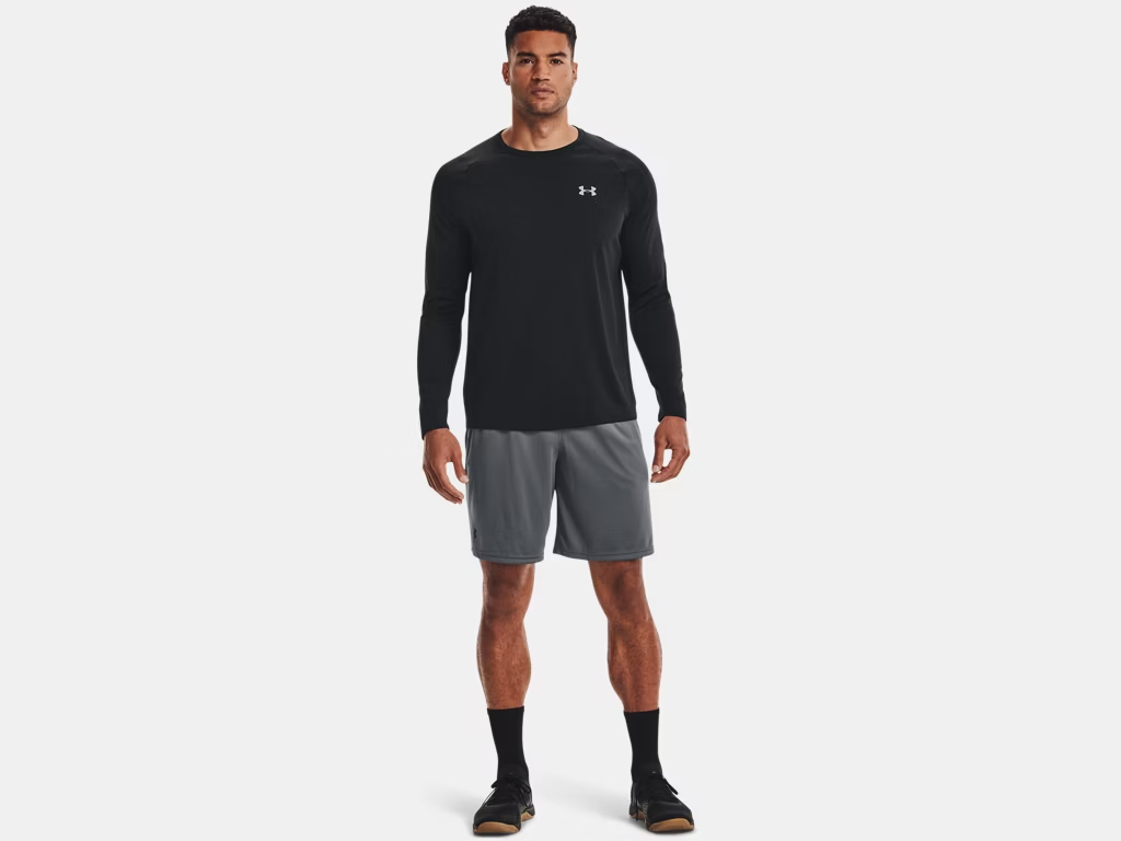 Men's UA Tech Mesh Short - 9" Inseam Pitch Gray - 4
