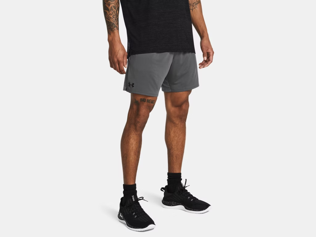 Men's UA Tech Vent Shorts - 7'' inseam Castlerock - 3