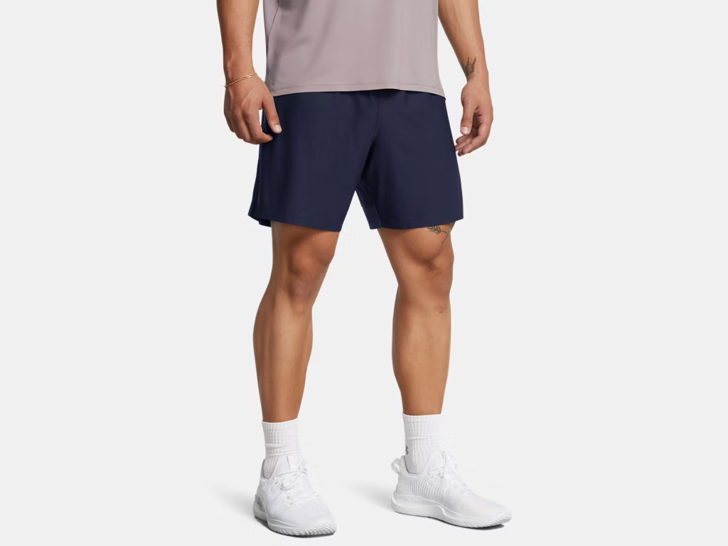 Men's UA Tech Vent Shorts - 7'' inseam Midnight Navy - 4