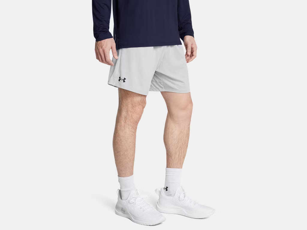 Men's UA Tech Vent Shorts - 7'' inseam Mod Gray - 4
