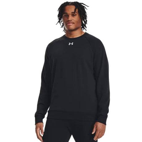 Men's Under Armour Rival Fleece Crew Black - 1