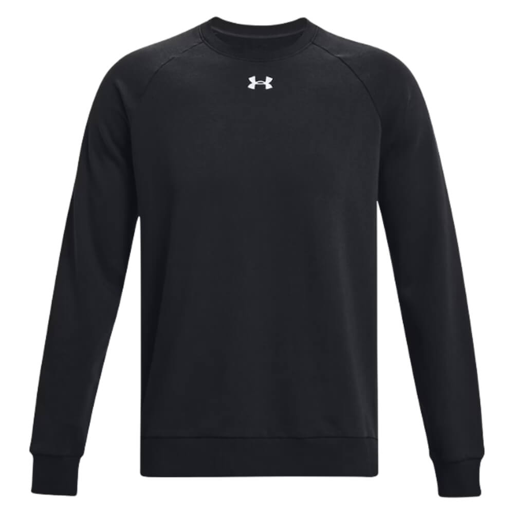 Men's Under Armour Rival Fleece Crew Black - 5