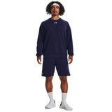 Men's Under Armour Rival Fleece Crew Navy - 3