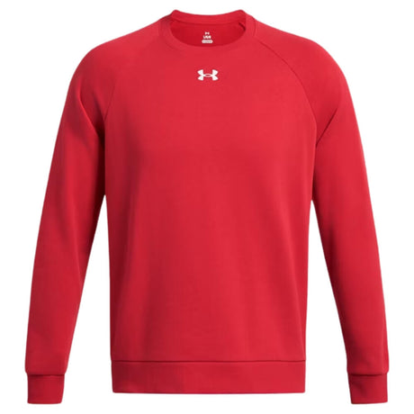 Men's Under Armour Rival Fleece Crew Red - 4