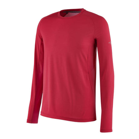 Mizuno Men's Performance Long  Sleeve Warm-Up Red-1