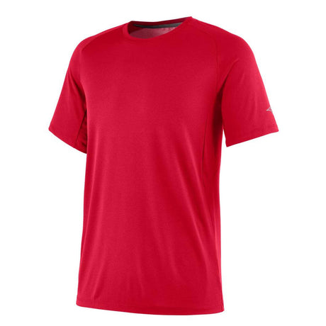 Mizuno Men's Performance Short Sleeve Warm-Up Black Red - 1