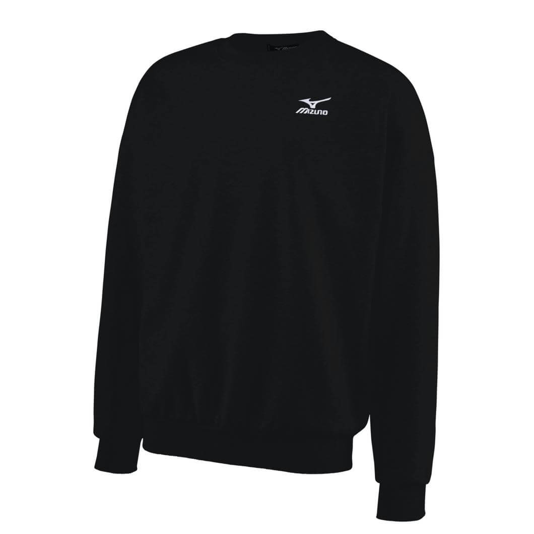 Mizuno Men's Varsity Crew Heathered Black
