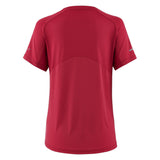 Mizuno Women's Performance Short Sleeve Warm-Up Red - 2