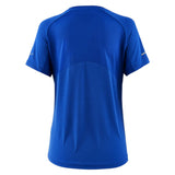 Mizuno Women's Performance Short Sleeve Warm-Up Royal - 2