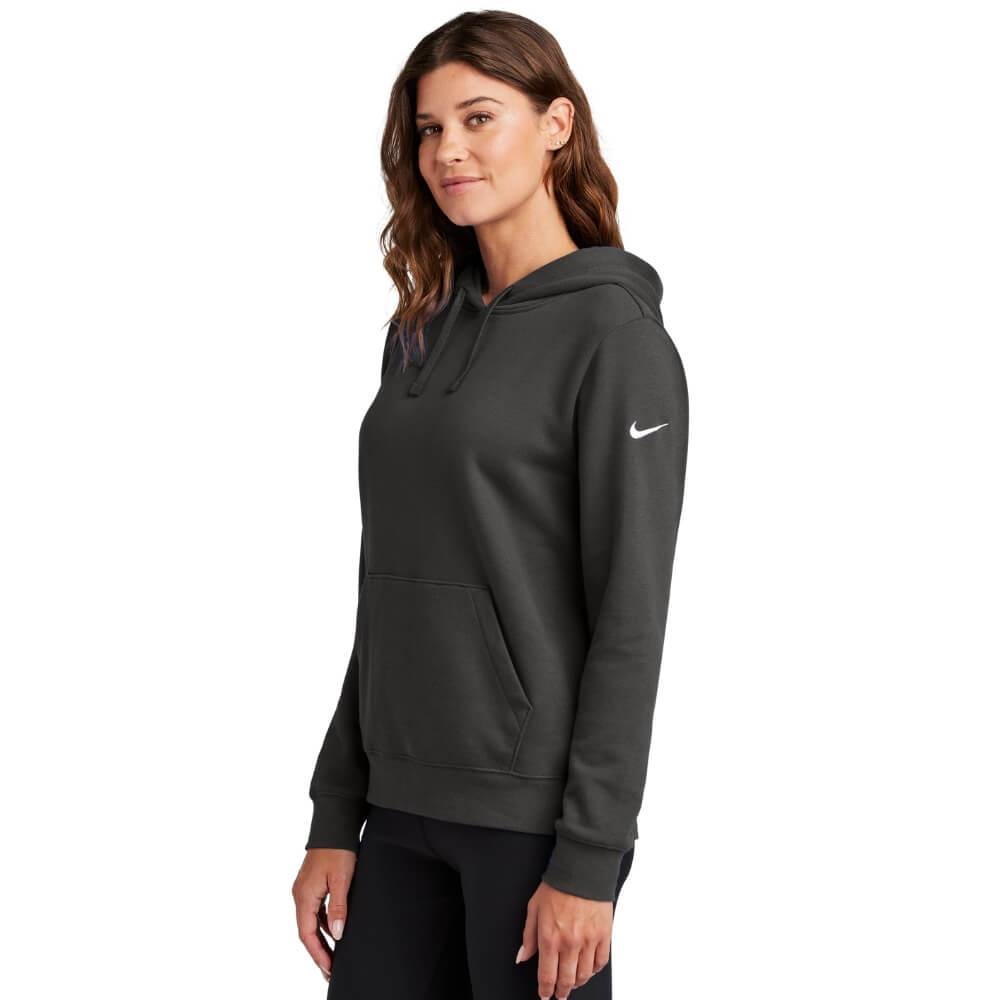 Nike Women's Club Fleece Sleeve Swoosh Hoodie