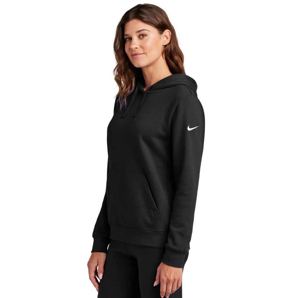 Nike Women's Club Fleece Sleeve Swoosh Hoodie