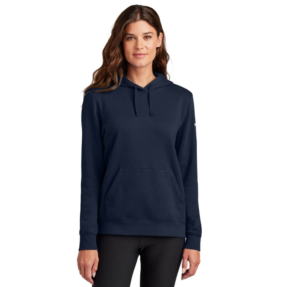 Nike Women's Club Fleece Sleeve Swoosh Hoodie