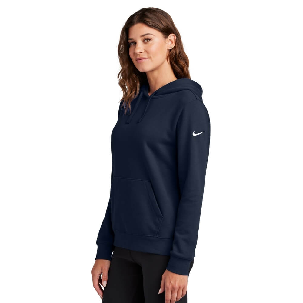 Nike Women's Club Fleece Sleeve Swoosh Hoodie