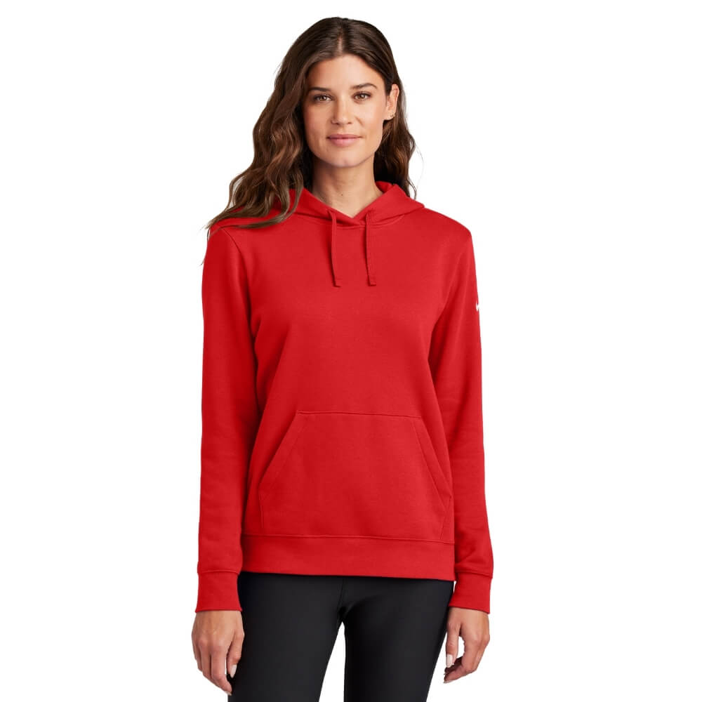Nike Women's Club Fleece Sleeve Swoosh Hoodie