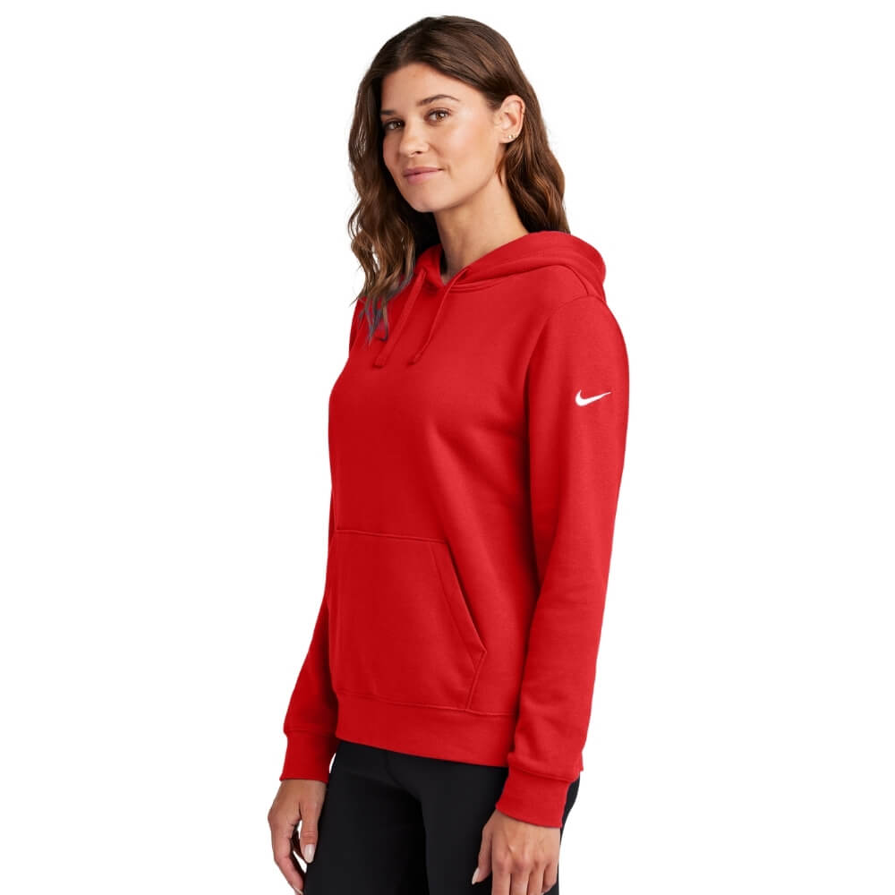 Nike Women's Club Fleece Sleeve Swoosh Hoodie