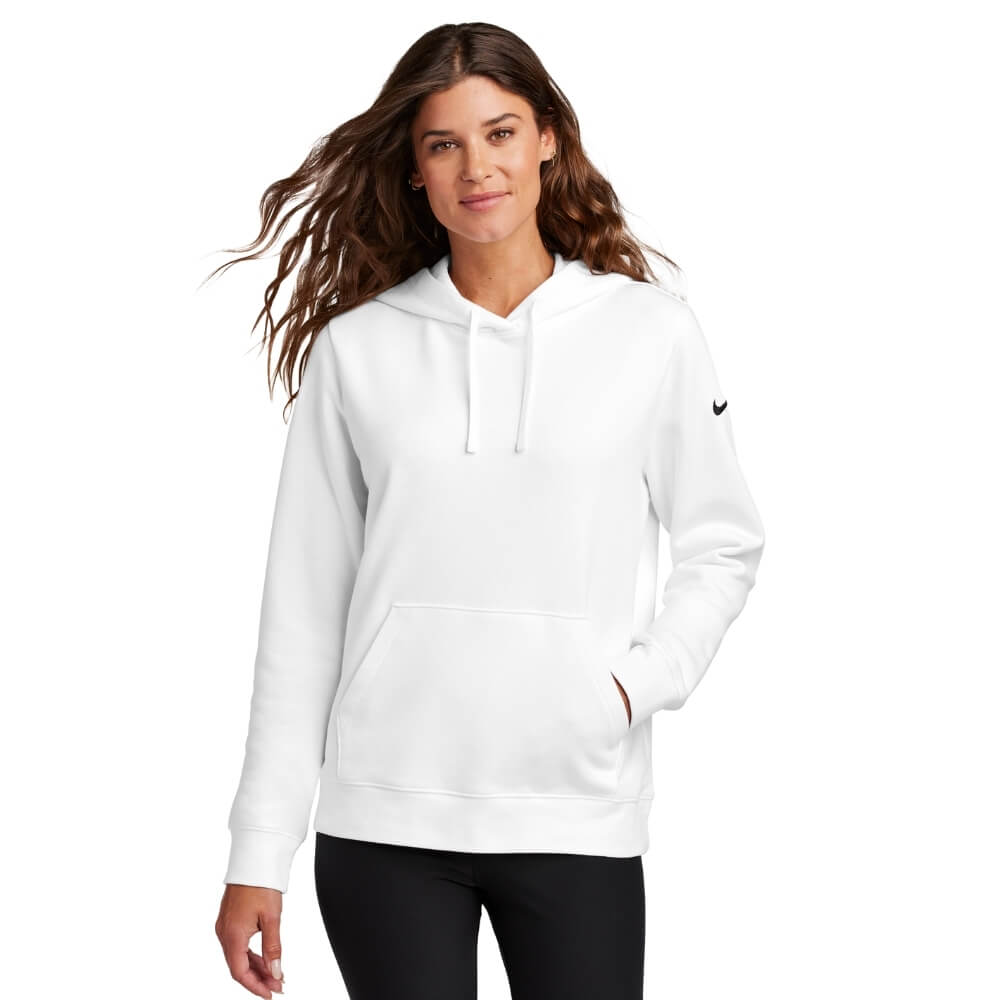 Nike Women's Club Fleece Sleeve Swoosh Hoodie