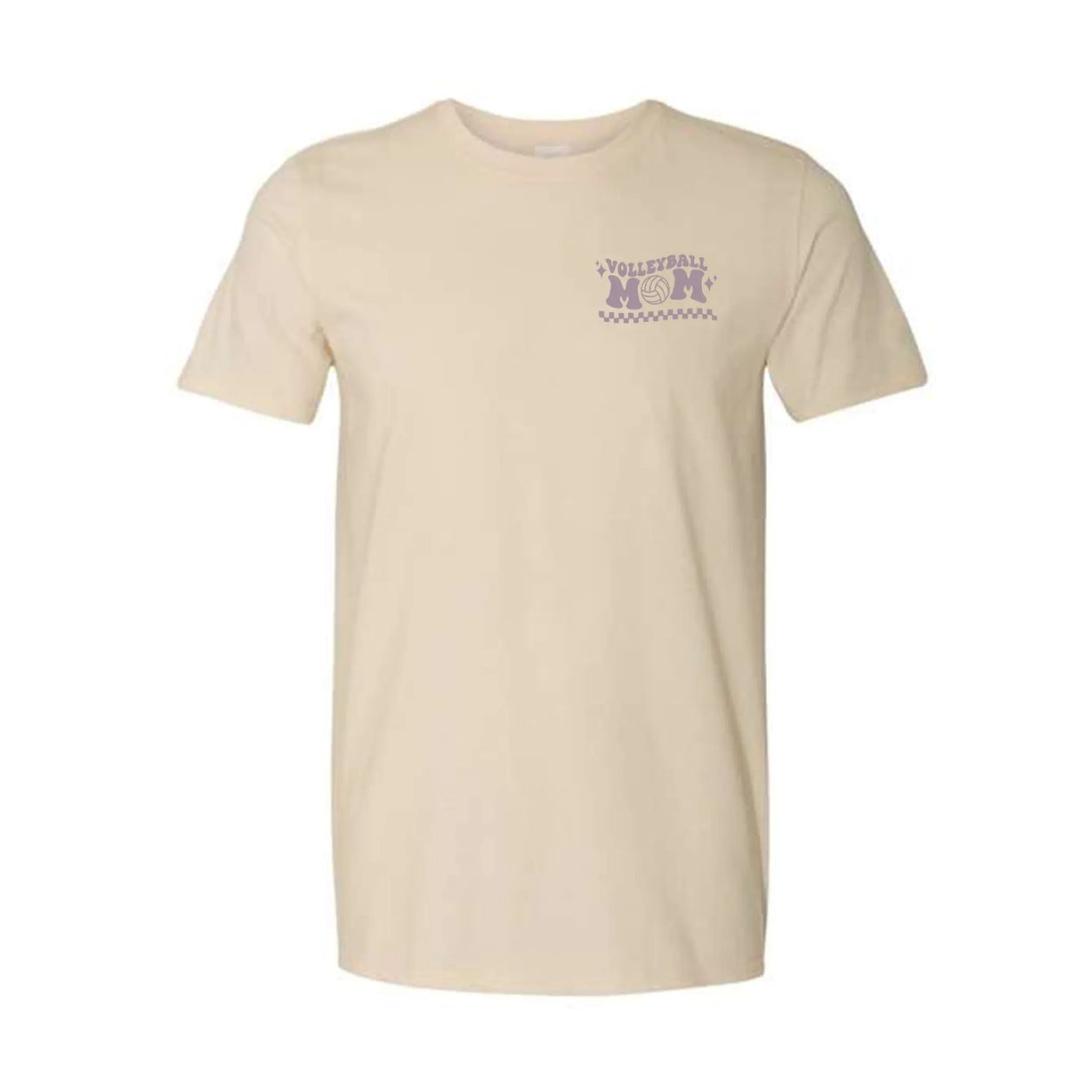 Volleyball Mom Era T-Shirt - Cream S&S Activewear