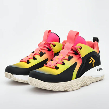 RIP-IT Womens Kaylei Volleyball Shoe Black Pink Yellow - 1