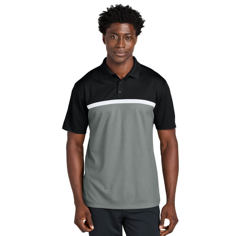 Sport-Tek Men's Micropique Colorblock Polo