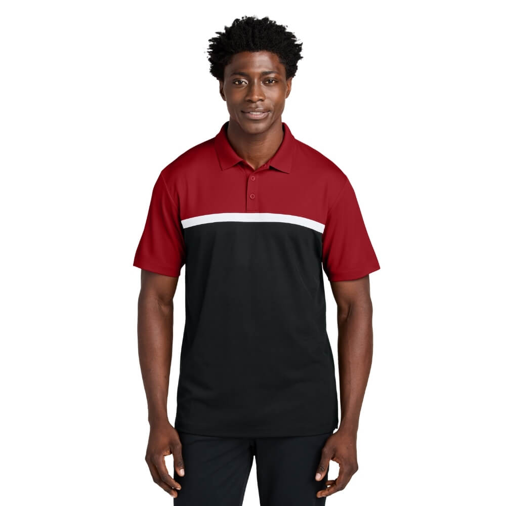 Sport-Tek Men's Micropique Colorblock Polo