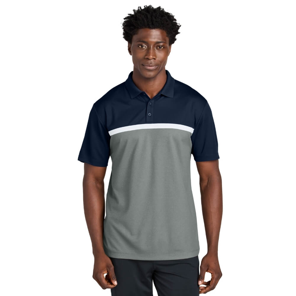 Sport-Tek Men's Micropique Colorblock Polo