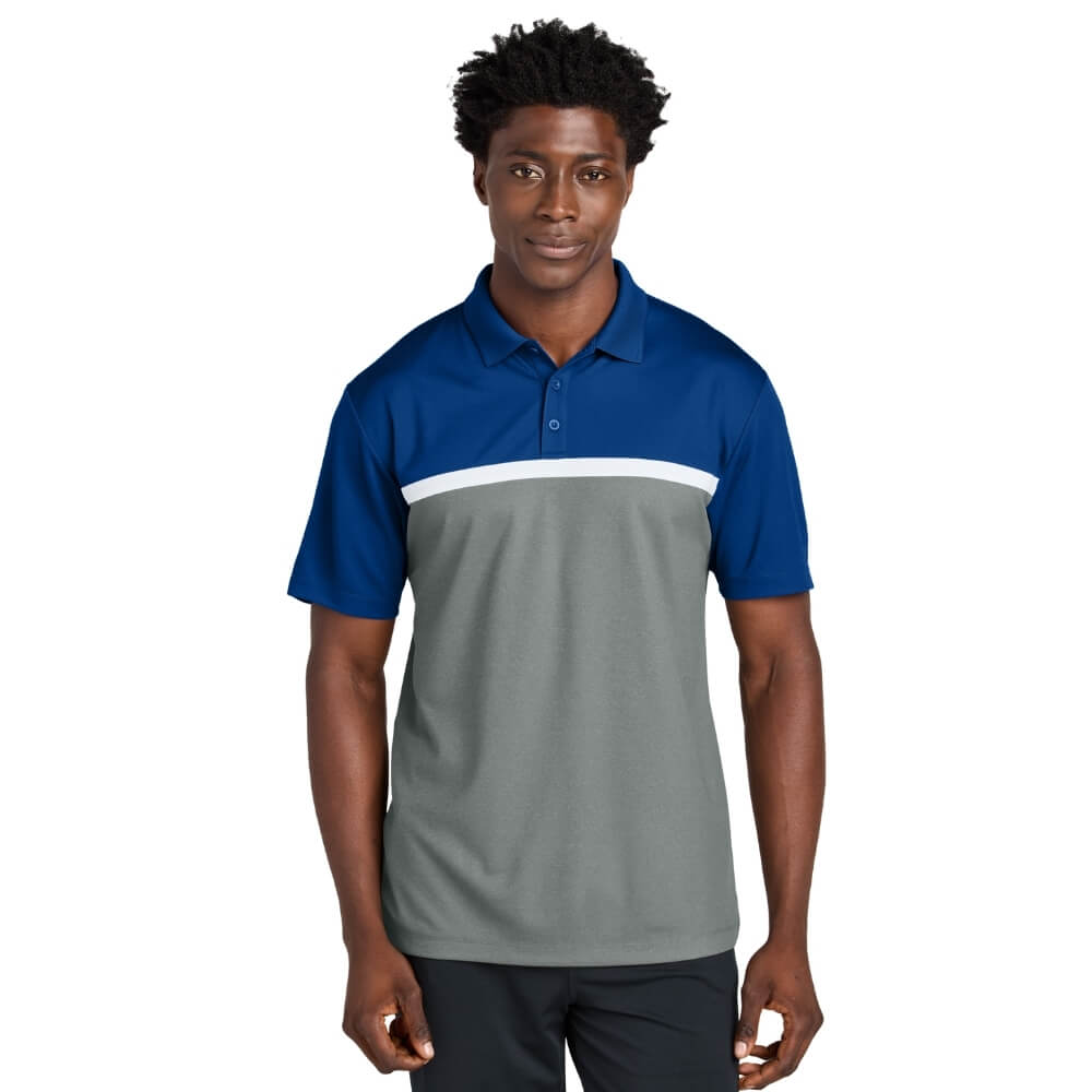 Sport-Tek Men's Micropique Colorblock Polo
