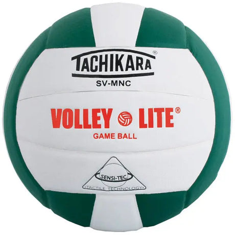 Tachikara SVMNC Volley-Lite Color Volleyball Dark Green White - 1