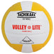 Tachikara SVMNC Volley-Lite Color Volleyball Gold White - 1