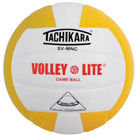 Tachikara SVMNC Volley-Lite Color Volleyball Gold White - 1