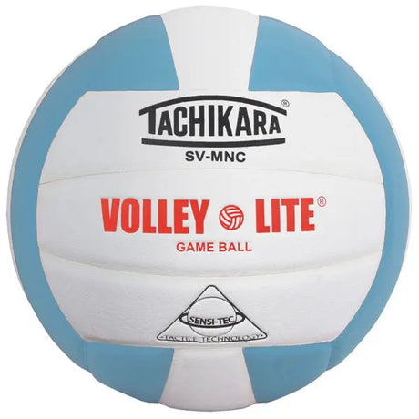Tachikara SVMNC Volley-Lite Color Volleyball Powder Blue White - 1