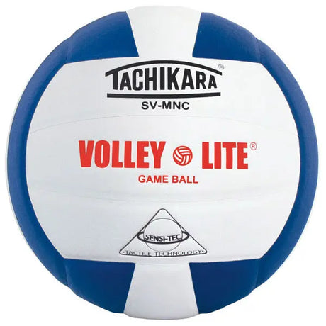 Tachikara SVMNC Volley-Lite Color Volleyball Royal White - 1