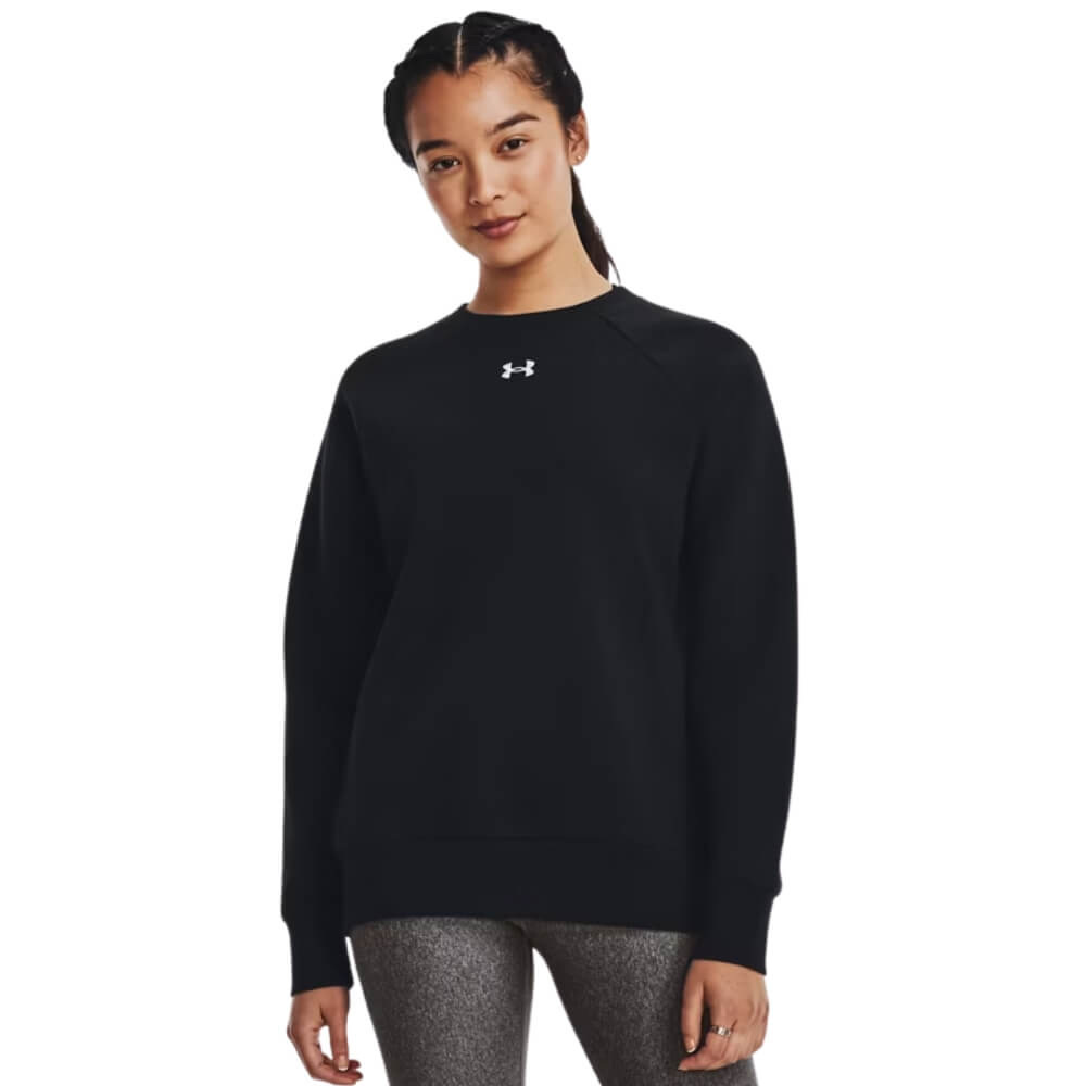 Under Armour Women's Rival Fleece Crew black