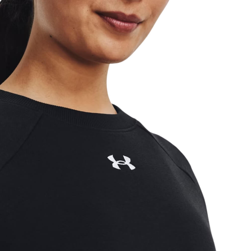 Under Armour Women's Rival Fleece Crew black