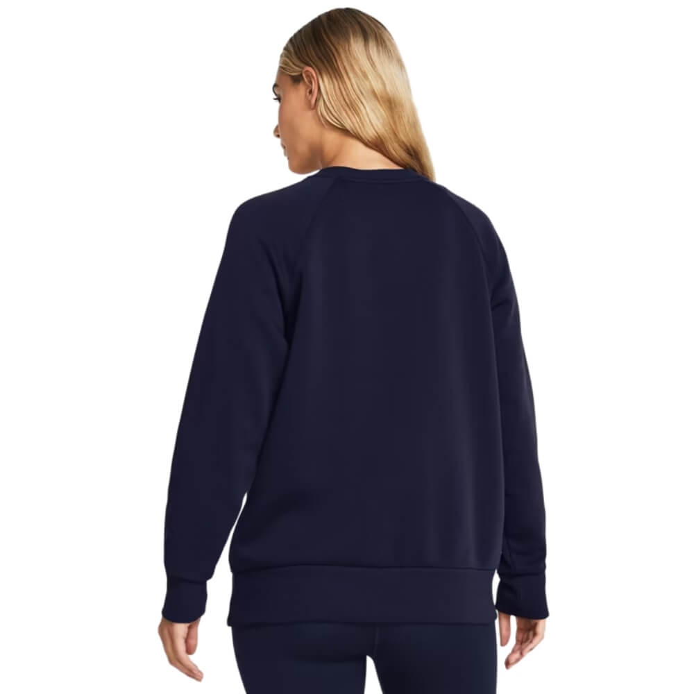 Under Armour Women's Rival Fleece Crew navy