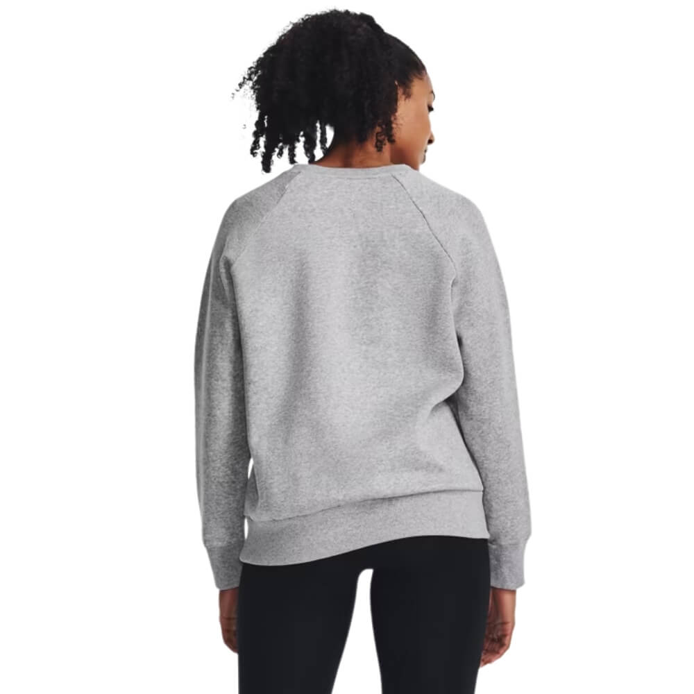 Under Armour Women's Rival Fleece Crew mod gray