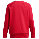 Under Armour Women's Rival Fleece Crew red