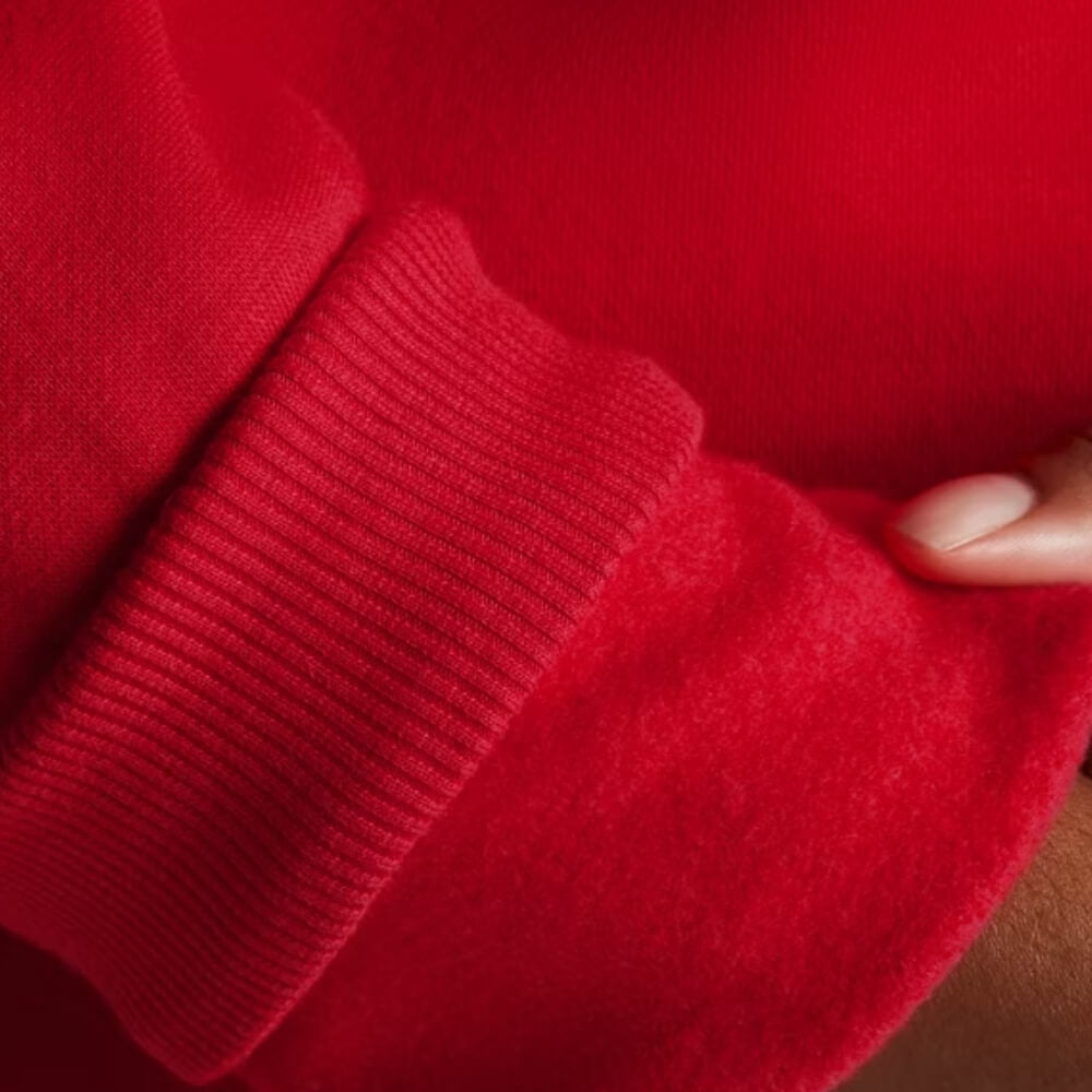 Under Armour Women's Rival Fleece Crew red