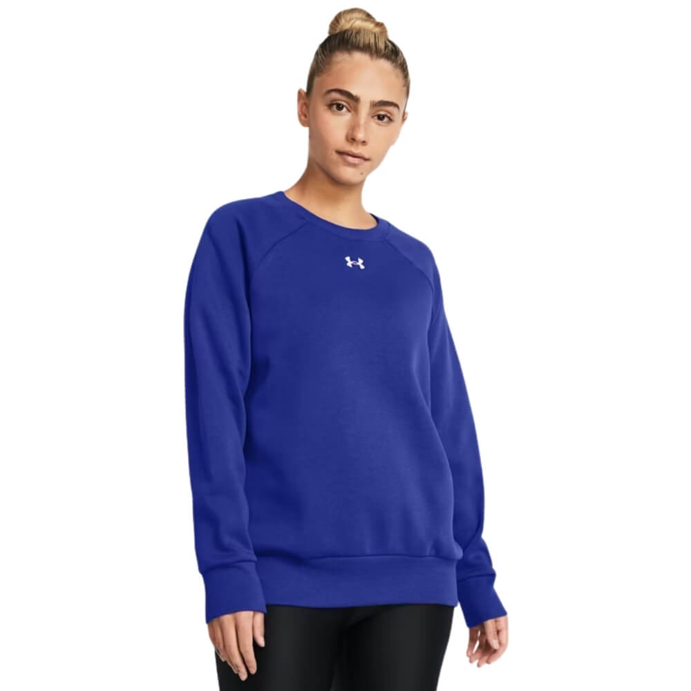 Under Armour Women's Rival Fleece Crew royal