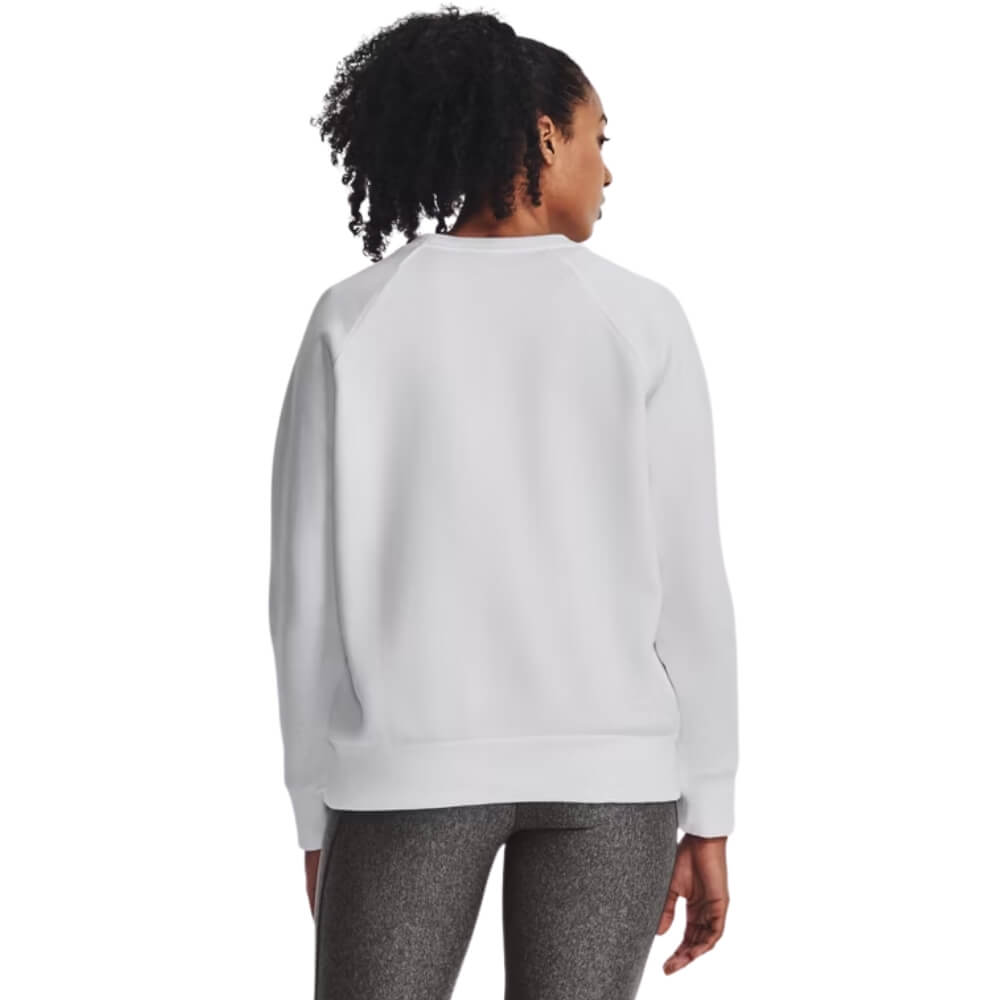 Under Armour Women's Rival Fleece Crew white