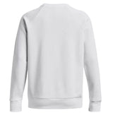 Under Armour Women's Rival Fleece Crew white