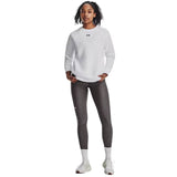Under Armour Women's Rival Fleece Crew white