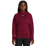 Under Armour Women's Rival Fleece Hoodie cardinal