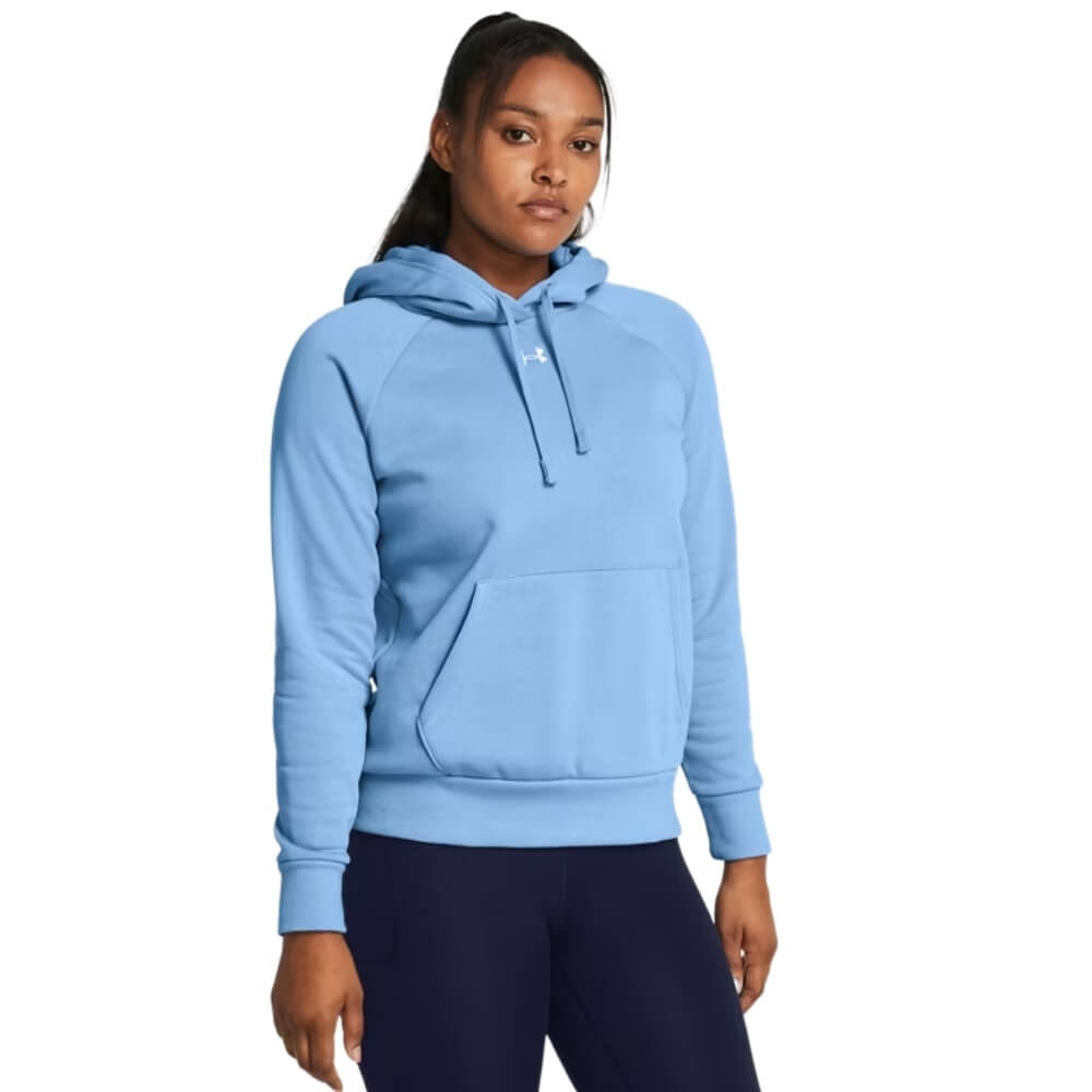 Under Armour Women's Rival Fleece Hoodie carolina blue