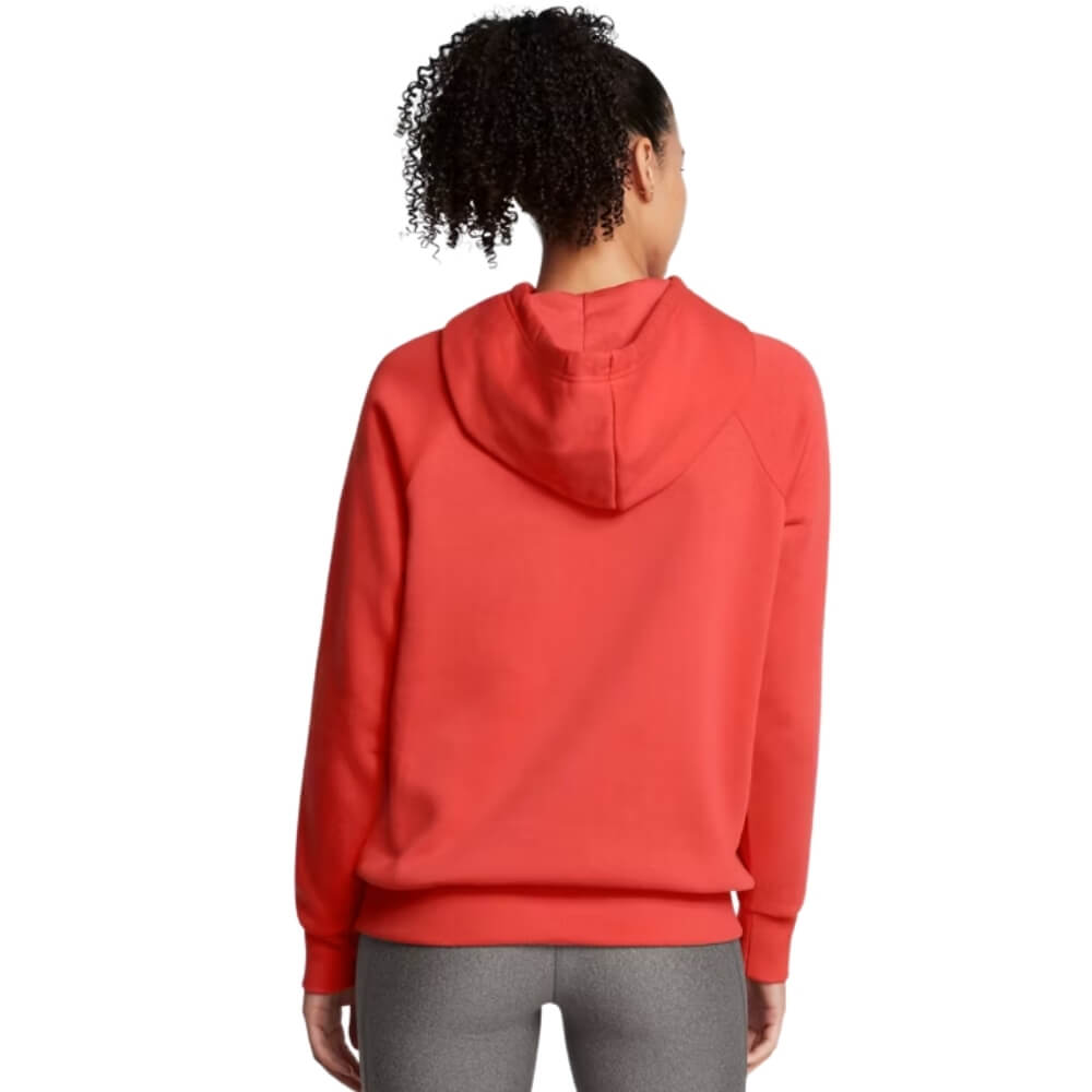 Under Armour Women's Rival Fleece Hoodie dark orange