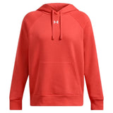 Under Armour Women's Rival Fleece Hoodie dark orange