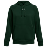 Under Armour Women's Rival Fleece Hoodie forest green
