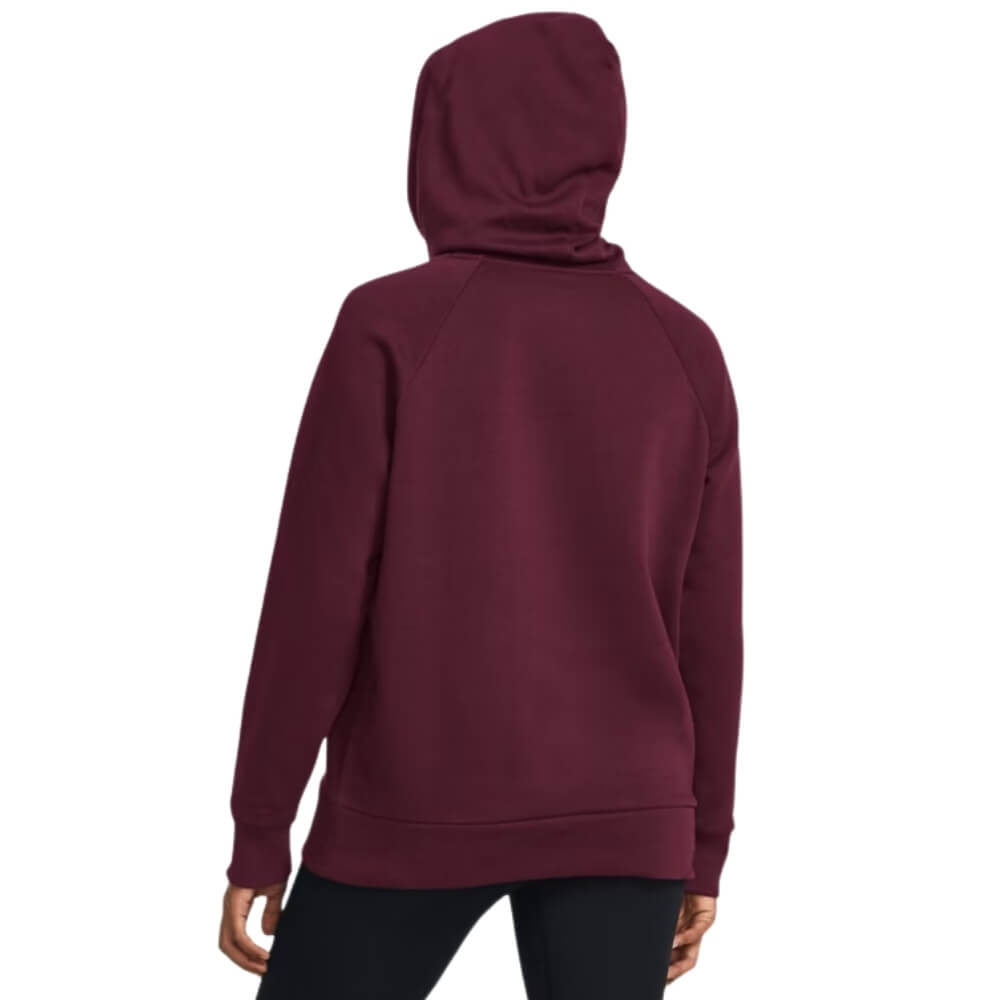 Under Armour Women's Rival Fleece Hoodie maroon