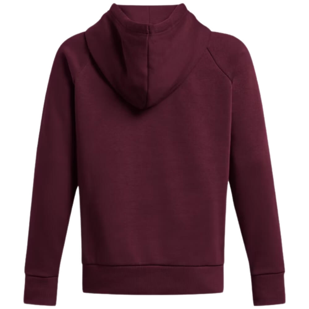 Under Armour Women's Rival Fleece Hoodie maroon