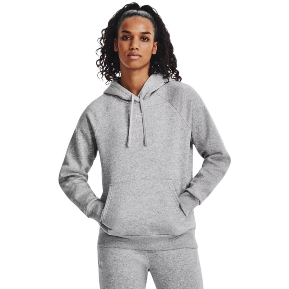 Under Armour Women's Rival Fleece Hoodie mod gray