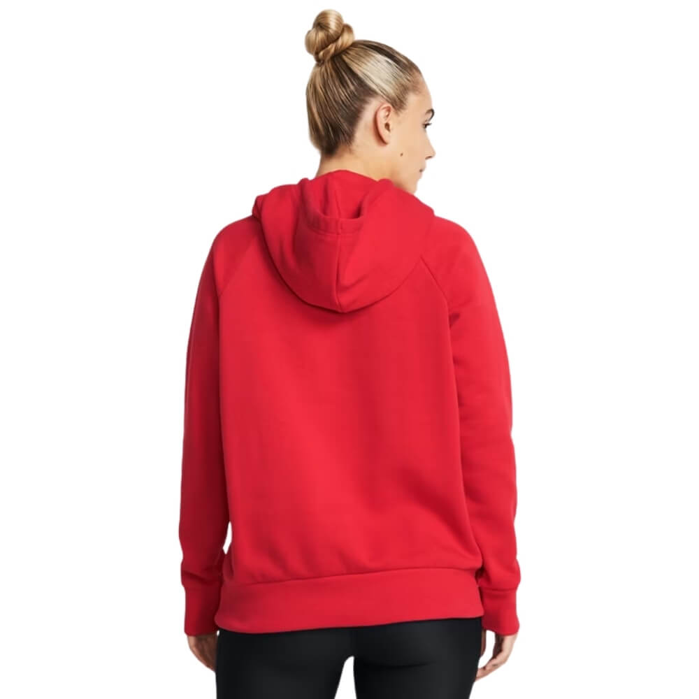 Under Armour Women's Rival Fleece Hoodie red